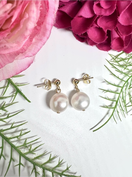 Saval Jewelry Jewelry - NEW⚜️Freshwater Pearl Single Drop Earrings